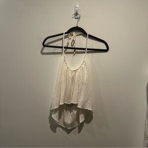 Zara cropped halter top